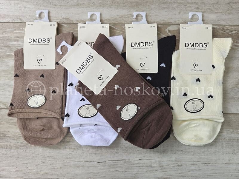 Носки медицинские женские "DMDBS" классической высоты, "СЕРДЕЧКИ", BJ011. Носки медицинские женские "DMDBS" классической высоты, "СЕРДЕЧКИ", BJ011.