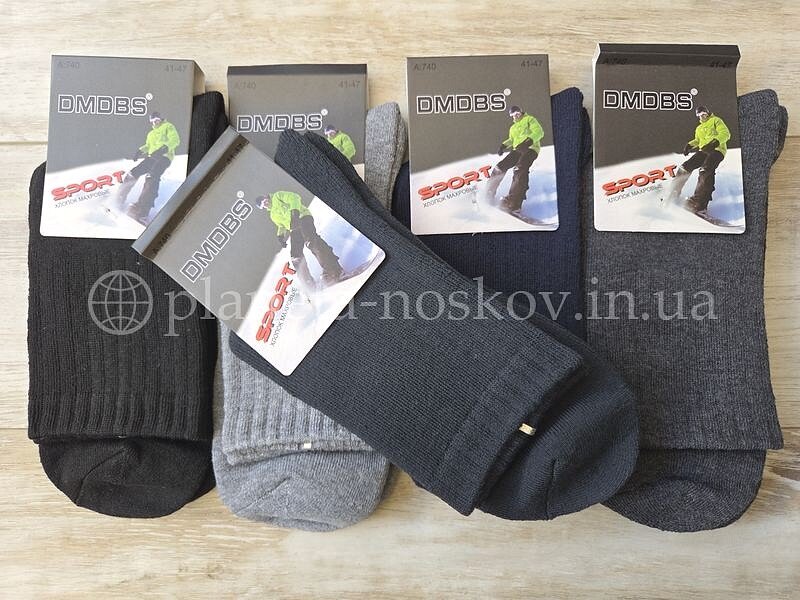 Термо носки мужские ТМ «DMDBS» махровые внутри, "Резинка в рубчик", ассорти, A740. Термо носки мужские ТМ «DMDBS» махровые внутри, "Резинка в рубчик", ассорти, A740.