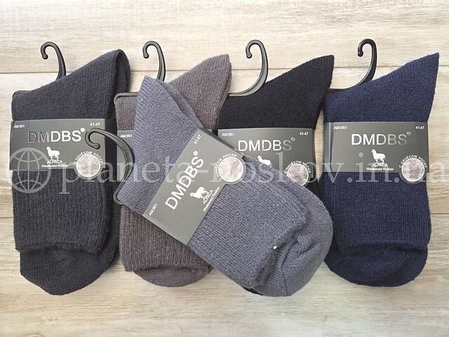 Носки мужские из шерсти альпаки ТМ «DMDBS» без махры, с нечёсом внутри, AM951. Носки мужские из шерсти альпаки ТМ «DMDBS» без махры, с нечёсом внутри, AM951.